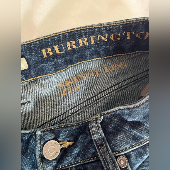 Burberry Brit Skinny Leg Jeans w/ Zipper Accents - Picture 4 of 8